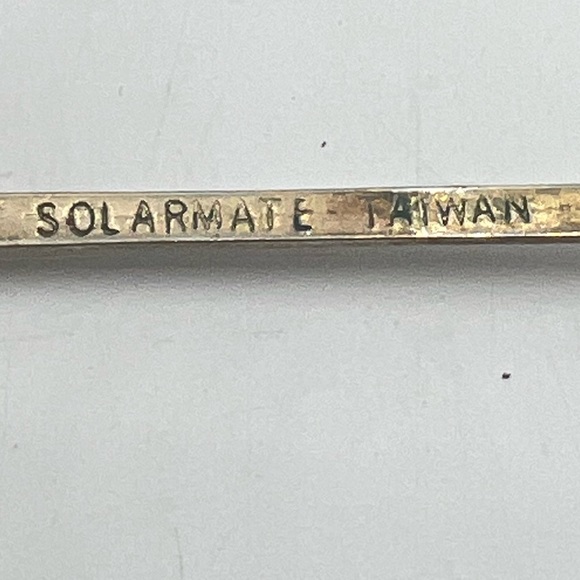 Vintage Solarmate Gold Pilot Sunglasses Frames - Picture 5 of 5